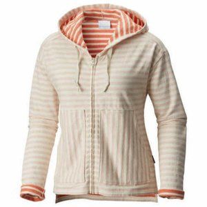 COLUMBIA Women Full Zip Hoody Stone, Wind--Orange